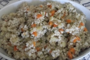 Farro con verdure primavera