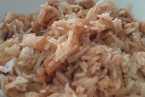 Riso basmati e polpo in umido