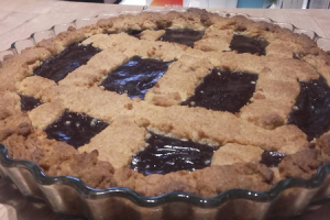 Crostata al cioccolato con frolla all’acqua