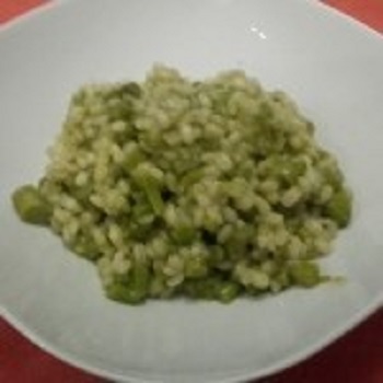 Orzotto agli asparagi