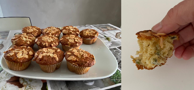 Muffin ai fiori di acacia